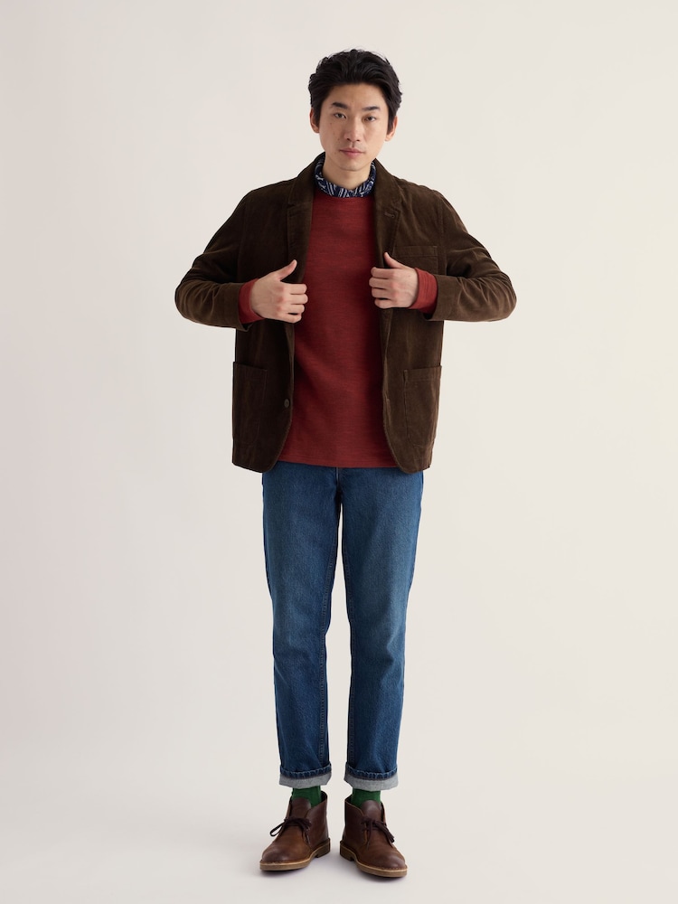 Seasalt Cornwall Brown Plantsman Cord Blazer - Image 1 of 5 Seasalt Cornwall Brown Plantsman Cord Blazer - Image 1 of 5