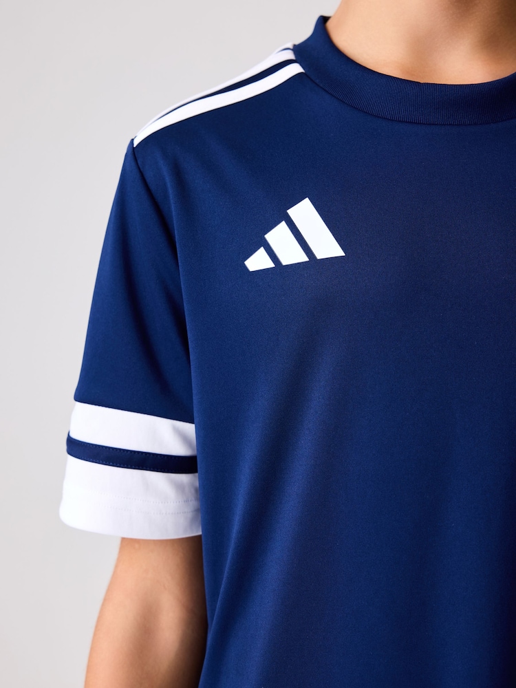 adidas Navy Squadra 25 Jersey Kids - Image 4 of 6
