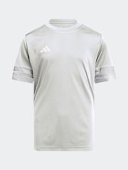 adidas Grey Squadra 25 Kids Jersey - Image 8 of 9