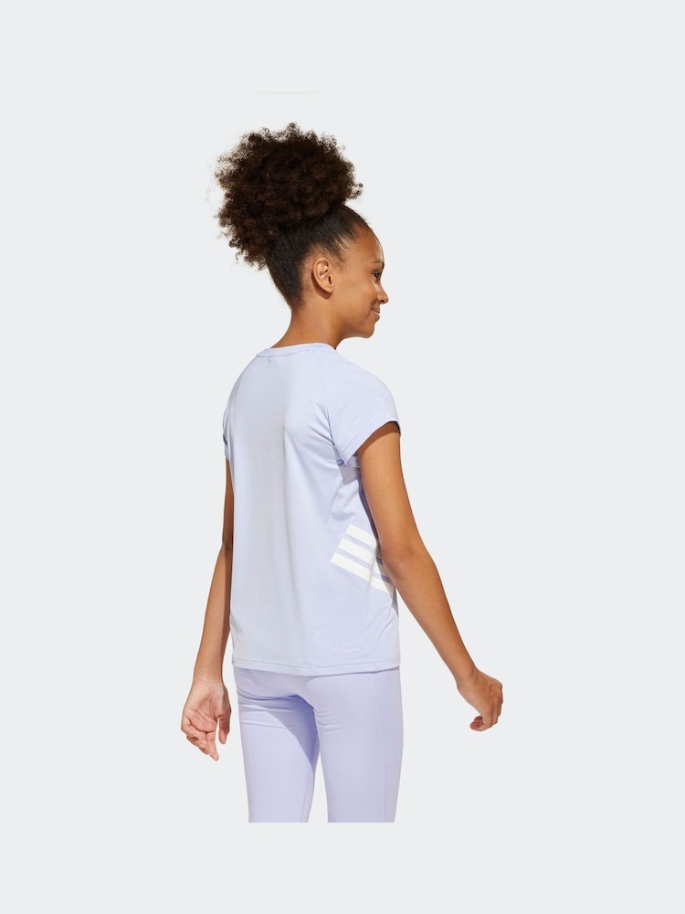 adidas Purple All Sports T-Shirt - Image 2 of 6