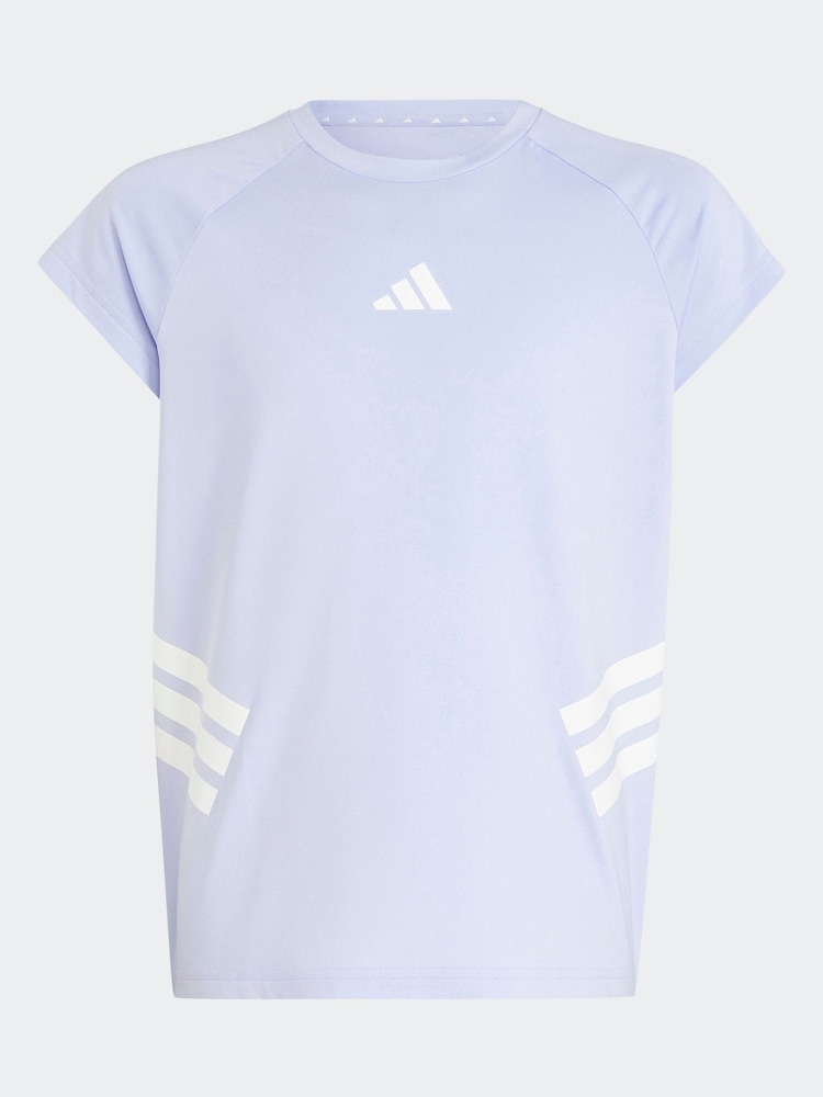 adidas Purple All Sports T-Shirt - Image 6 of 6