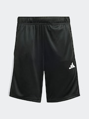 adidas Red 3 Stripes Training T-Shirt and Shorts Set - Image 8 of 8
