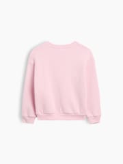 Gap Pink Bow Vintage Soft Print Sweatshirt (6mths-5yrs) - Image 2 of 3