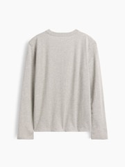 Gap Grey Skeleton Graphic Long Sleeve T-Shirt (4-13yrs) - Image 2 of 3