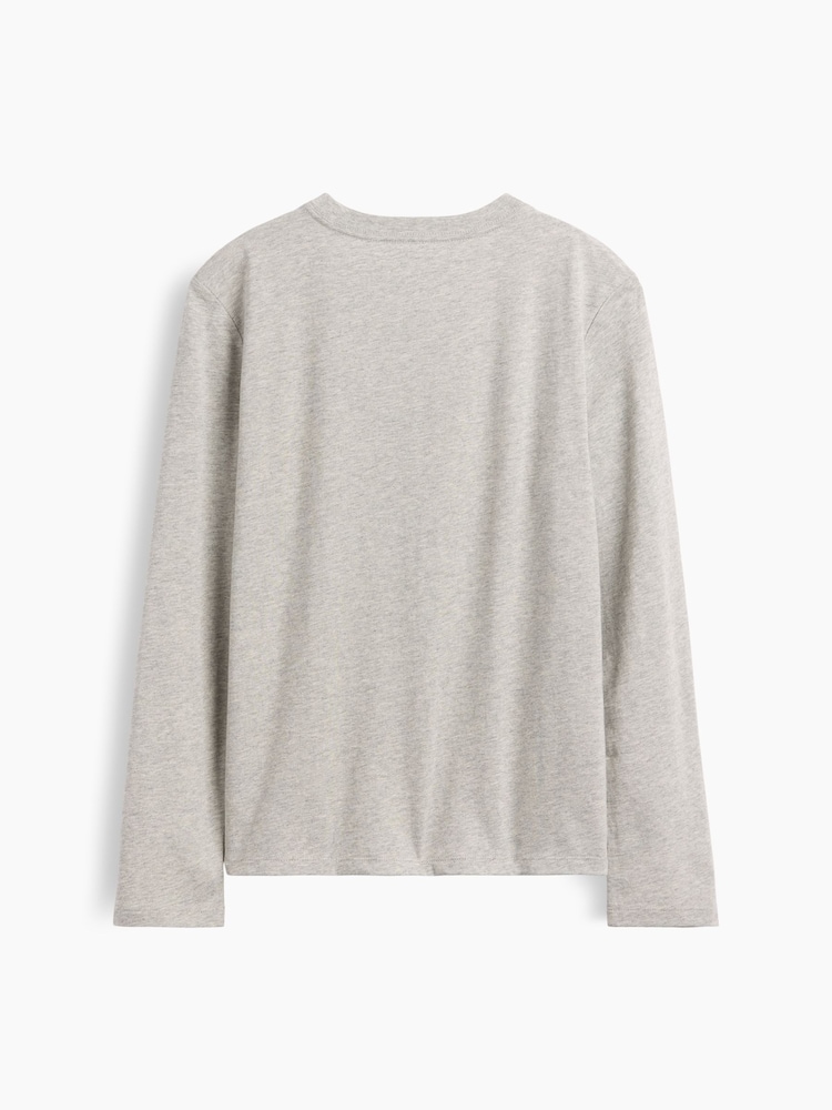 Gap Grey Skeleton Graphic Long Sleeve T-Shirt (4-13yrs) - Image 2 of 3