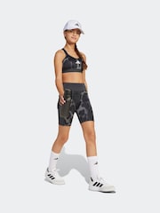 adidas Grey Grey Animal Cycling Shorts - Image 2 of 4