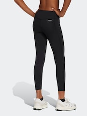 adidas Black All Sports Optime Favourite 7/8 Leggings - Image 2 of 14