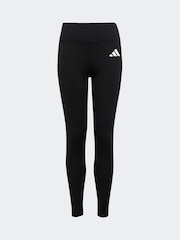 adidas Black All Sports Optime Favourite 7/8 Leggings - Image 7 of 14