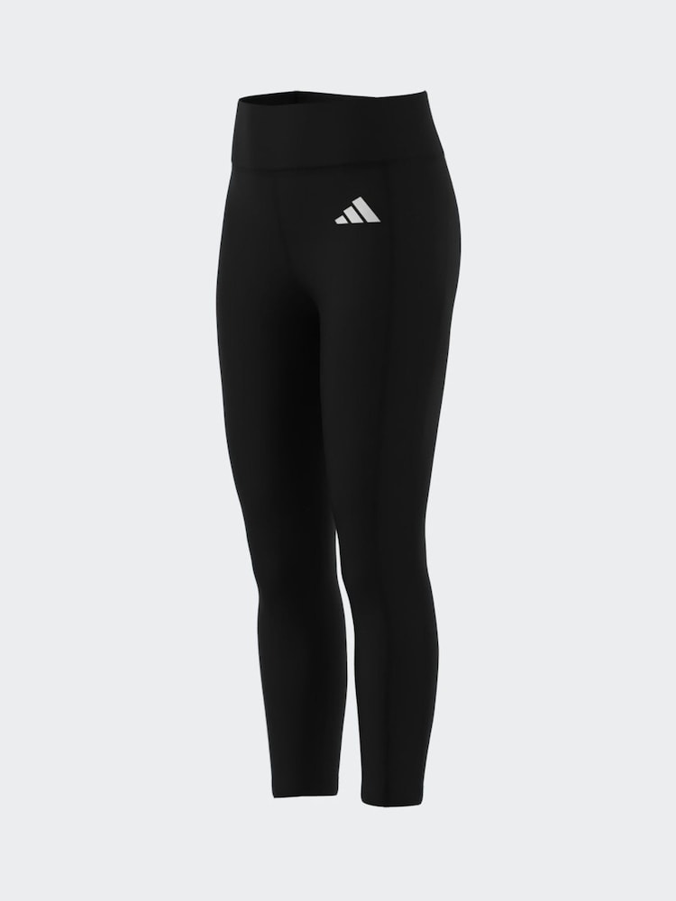 adidas Black All Sports Optime Favourite 7/8 Leggings - Image 9 of 14