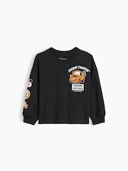 Gap Black Tow Mater Disney Long Sleeve T-Shirt (6mths-5yrs) - Image 1 of 2