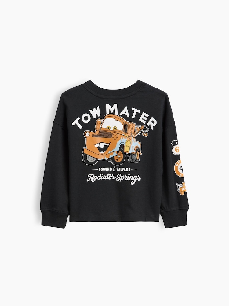Gap Black Tow Mater Disney Long Sleeve T-Shirt (6mths-5yrs) - Image 2 of 2 Gap Black Tow Mater Disney Long Sleeve T-Shirt (6mths-5yrs) - Image 2 of 2