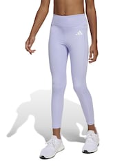 adidas Purple All Sports Optime Favourite 7/8 Leggings - Image 4 of 7