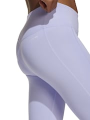 adidas Purple All Sports Optime Favourite 7/8 Leggings - Image 6 of 7