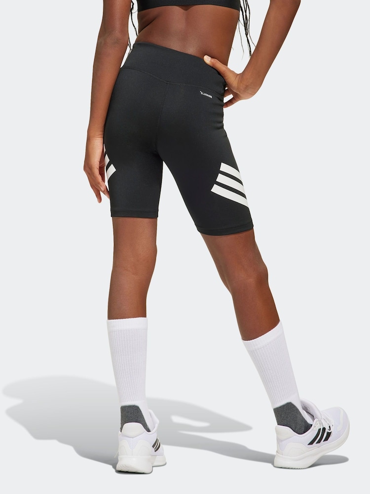 adidas Black All Sports Optime Biker Shorts - Image 2 of 13