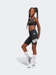 adidas Black All Sports Optime Biker Shorts - Image 4 of 13