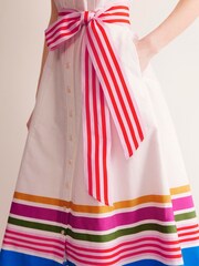 Boden White Kate Sleeveless Shirt Dress - Image 2 of 5
