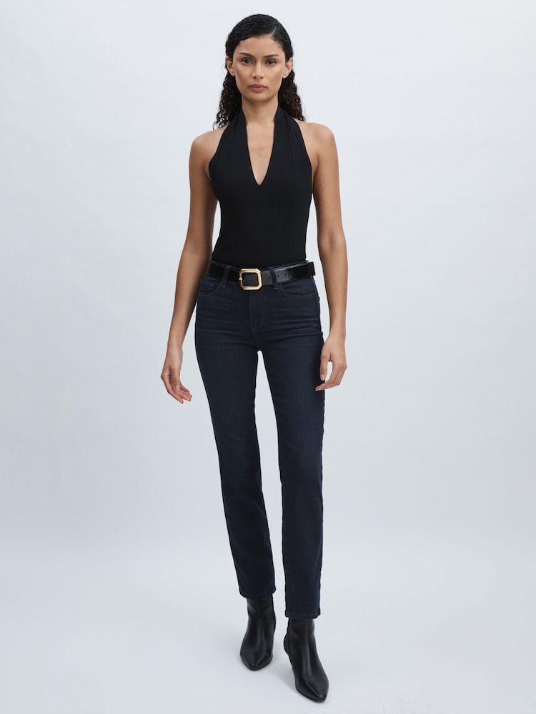 Paige High Rise Straight Leg Jeans - Image 1 of 6