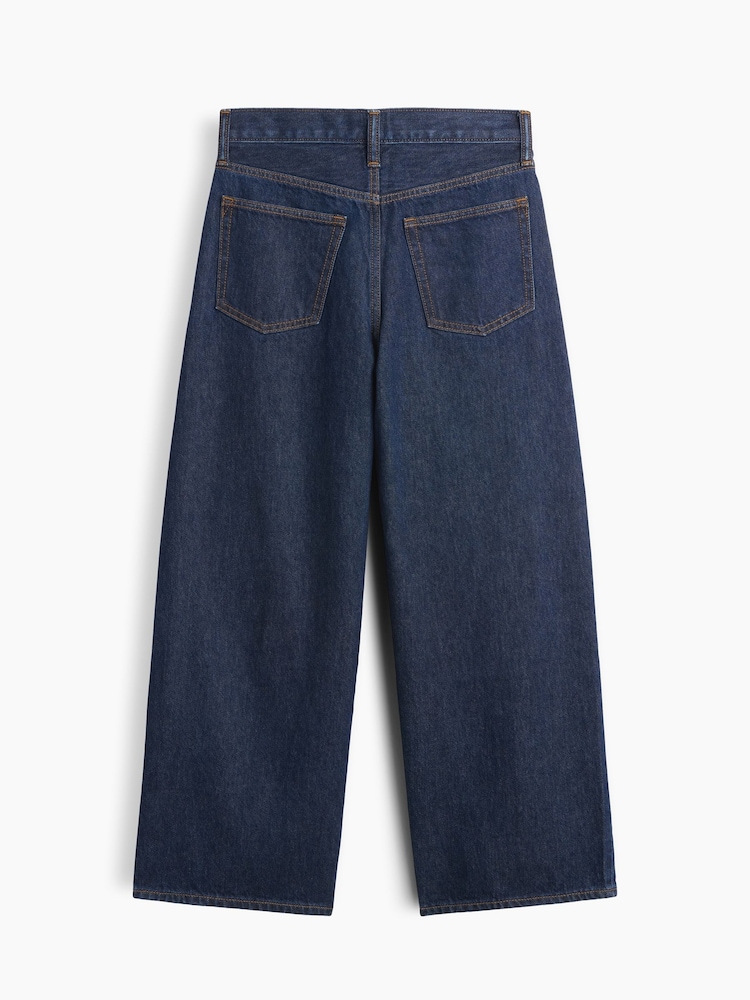 Gap Dark Indigo Wash Baggy Jeans (5-13yrs) - Image 2 of 3 Gap Dark Indigo Wash Baggy Jeans (5-13yrs) - Image 2 of 3