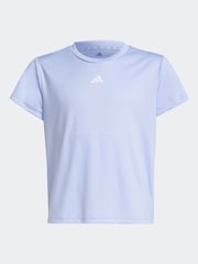 adidas Purple Regular Fit Train Essentials Logo Training T-Shirt - Image 6 of 6