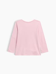 Gap Pink Jam Graphic Long Sleeve T-Shirt (6mths-5yrs) - Image 2 of 3
