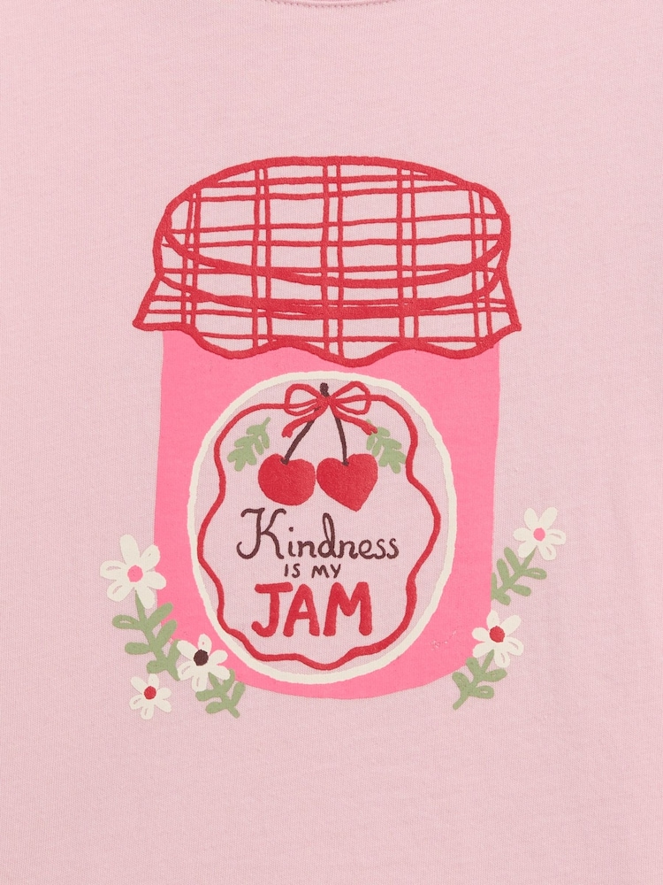 Gap Pink Jam Graphic Long Sleeve T-Shirt (6mths-5yrs) - Image 3 of 3 Gap Pink Jam Graphic Long Sleeve T-Shirt (6mths-5yrs) - Image 3 of 3