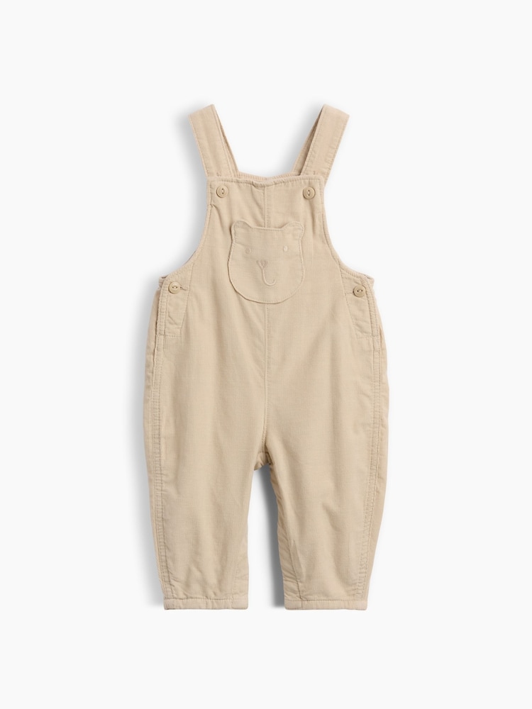 Gap Corduroy Bear Pocket Overalls (0-24mths) - Attēls 1 no 3