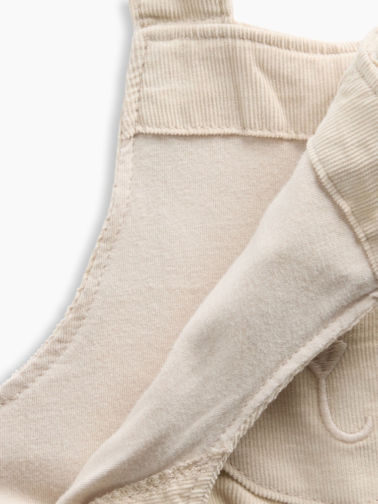 Gap Corduroy Bear Pocket Overalls (0-24mths) - Attēls 3 no 3