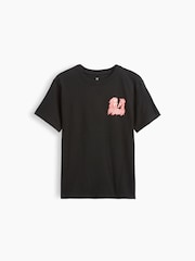 Svart - Gap Relaxed Graphic T-shirt (4-13år) - Bild 1 av 2
