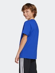 أزرق - adidas Messi Name and Number Graphic 100% Cotton T-Shirt - صورة 2 من 6