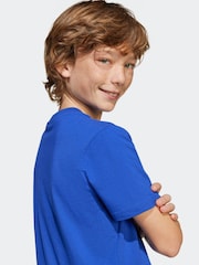 أزرق - adidas Messi Name and Number Graphic 100% Cotton T-Shirt - صورة 5 من 6