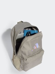 adidas Brown Classic 3 Bar Logo Backpack - Image 3 of 5