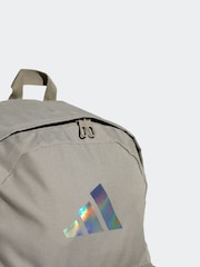 adidas Brown Classic 3 Bar Logo Backpack - Image 5 of 5