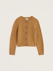 Seasalt Cornwall Yellow Dawson Pick Cardigan Made With Merino - Image 5 of 5