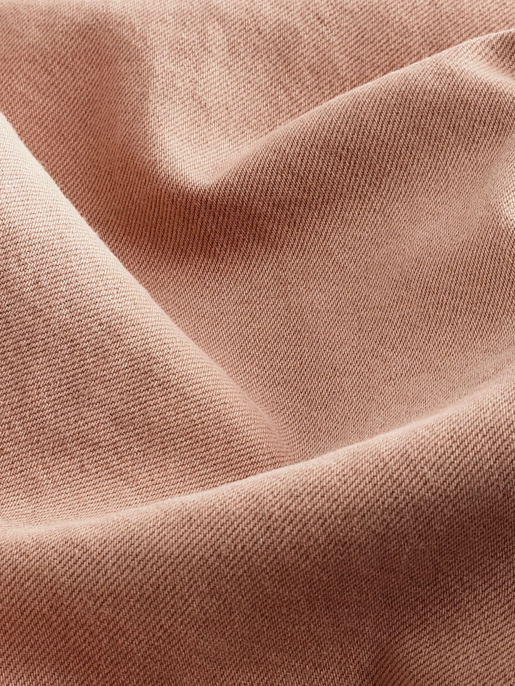 Pink Oversize Denim 100% Cotton Shirt - Image 8 of 8
