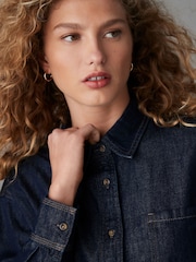 Rinse Relaxed Denim Shirt - Image 4 of 4