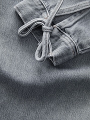 Grey Relaxed Easy Denim Shirt - Image 8 of 9