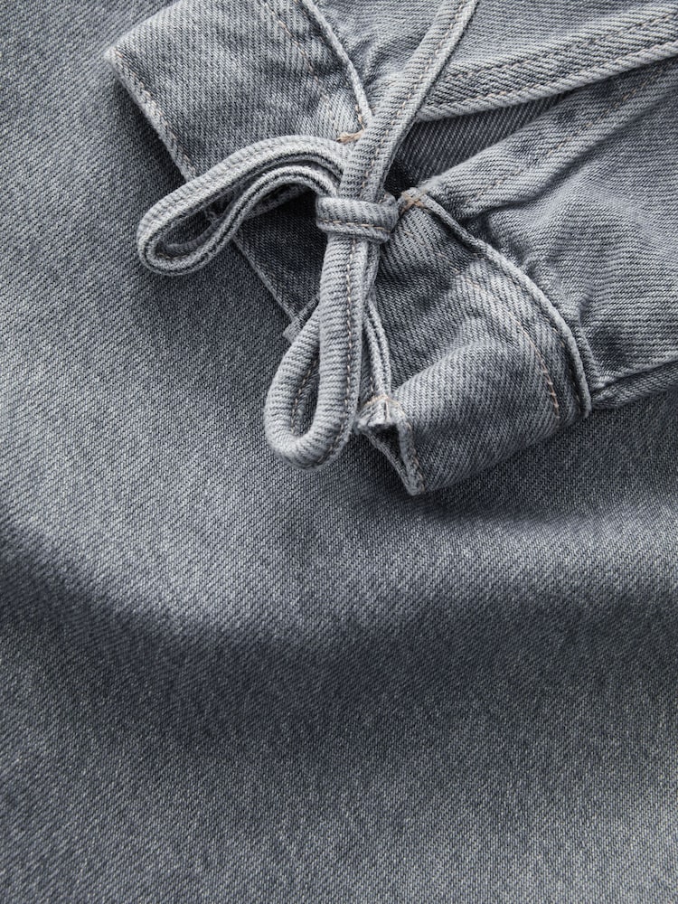 Grey Relaxed Easy Denim Shirt - Image 8 of 9