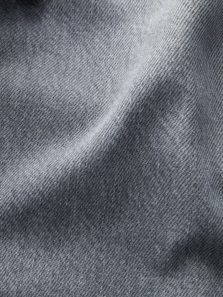 Grey Relaxed Easy Denim Shirt - Image 9 of 9