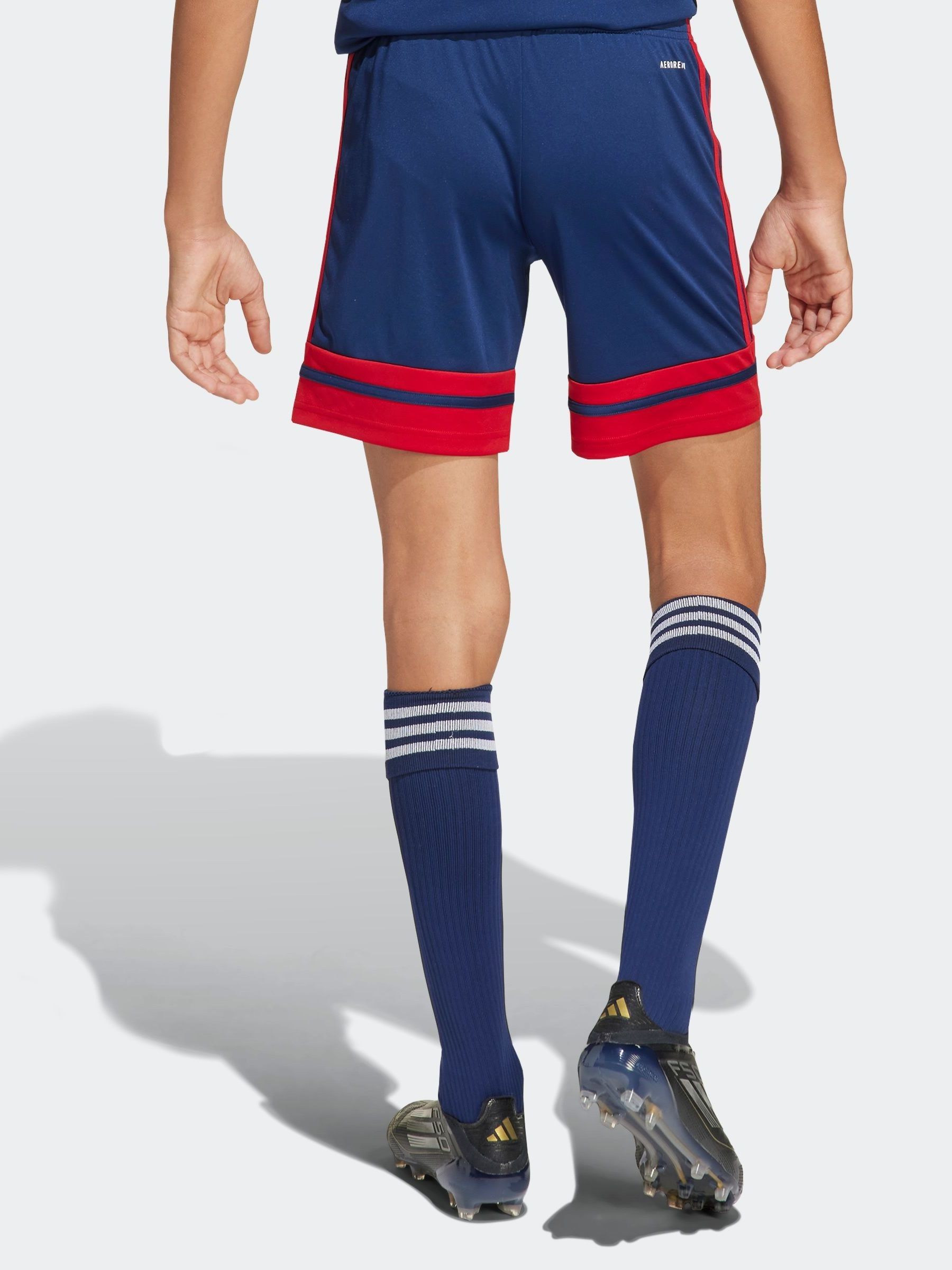 Next：日本 ネイビー / レッド - adidas Squadra 25 キッズ ショート