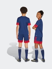 Azul marino/rojo - Pantalones cortos Squadra 25 de adidas - Imagen 3 de 6