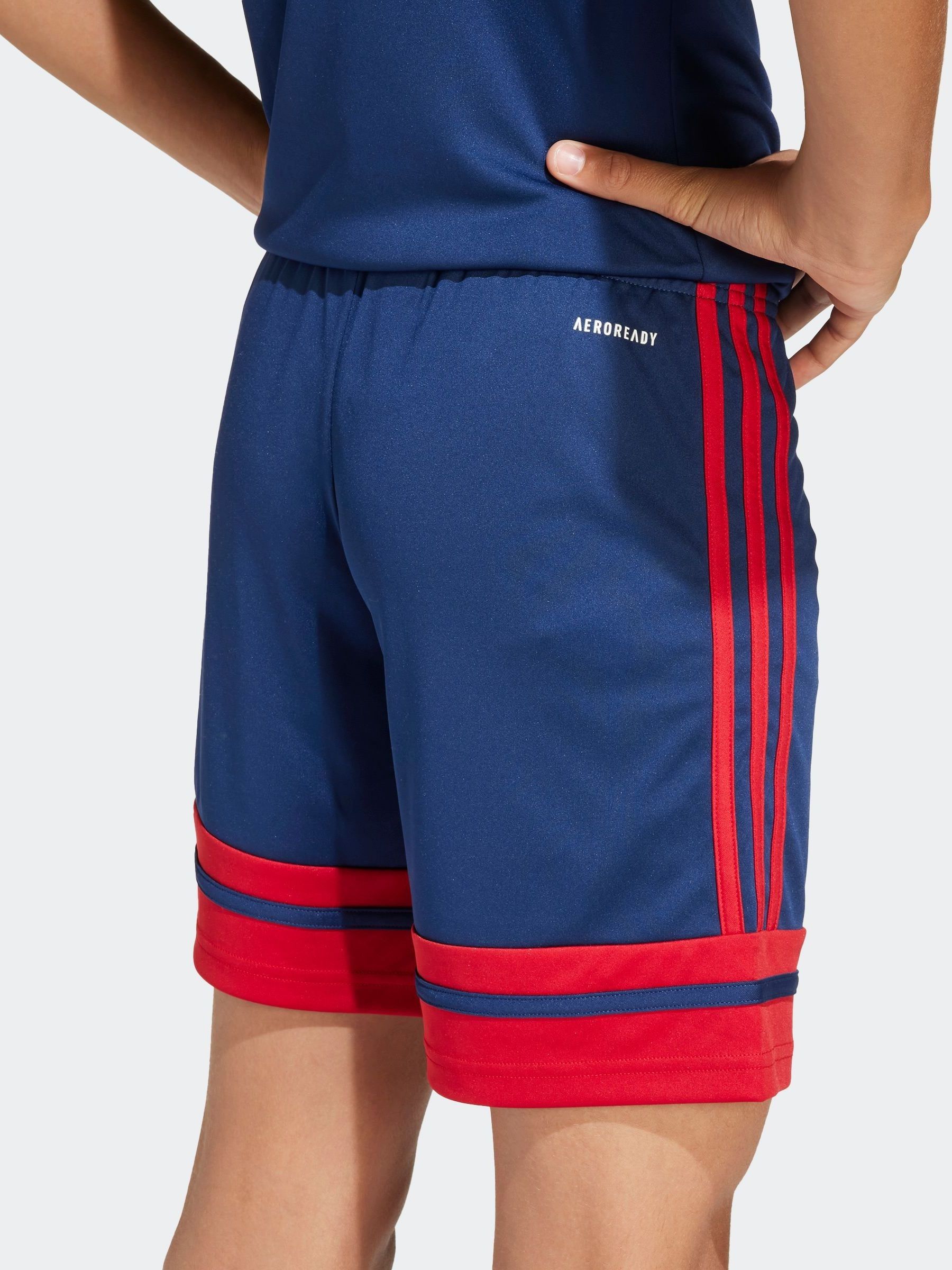 Next：日本 ネイビー / レッド - adidas Squadra 25 キッズ ショート