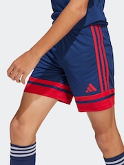 Azul marino/rojo - Pantalones cortos Squadra 25 de adidas - Imagen 4 de 6