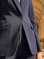 Roman Blue Single Breasted Blazer - Image 4 of 4