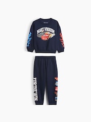 Gap Disney Cars Vintage Weiches Sweat-Set (6Monate–5Jahre) - Bild 1 von 2