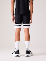 Negro/Blanco - Pantalones cortos Squadra 25 de adidas - Imagen 2 de 2