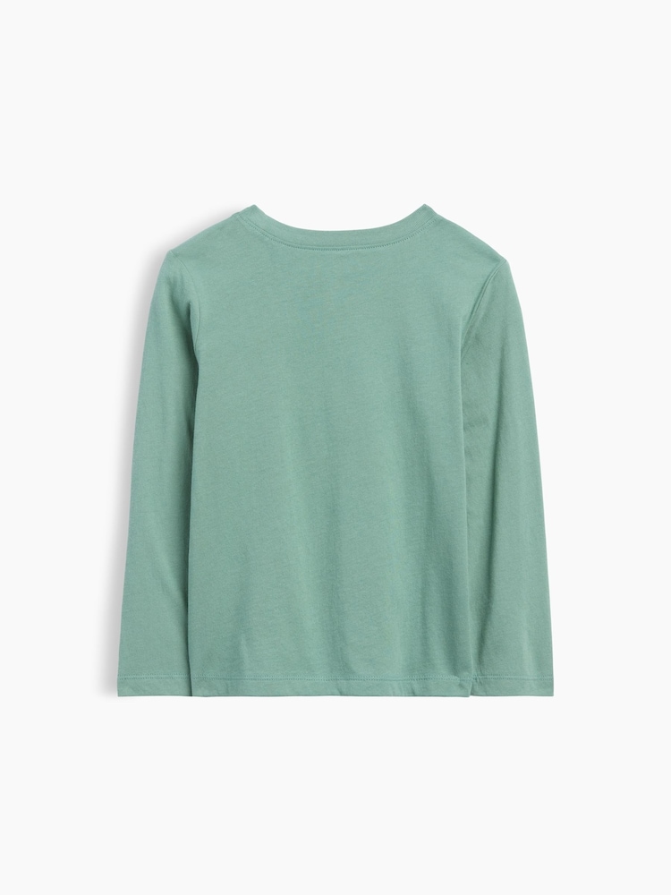 Gap Green Skater Dog Graphic Long Sleeve T-Shirt (6mths-5yrs) - Image 2 of 3