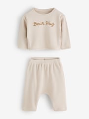 Gap Cream Brannan Bear Waffle Knit Detail Outfit (0-24mths) - Image 1 of 7