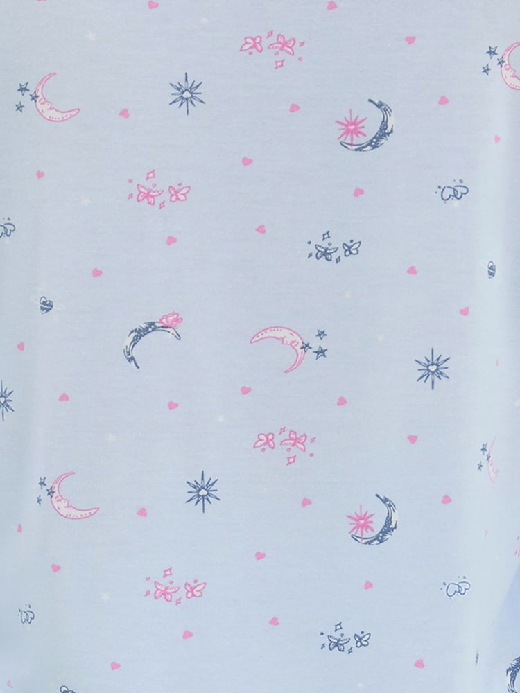 Boux Avenue Blue Moon & Stars Short Pyjamas Set - Image 7 of 7