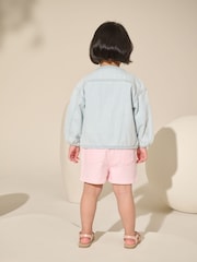 Blue 100% Cotton Stripe Zip Through Jacket (3mths-7yrs) - Image 3 of 9