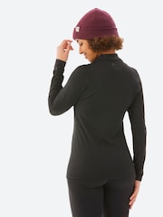 أسود - رداء علوي للتزلج بطبقة أساسية حرارية للنساء من Decathlon - صورة 2 من 7